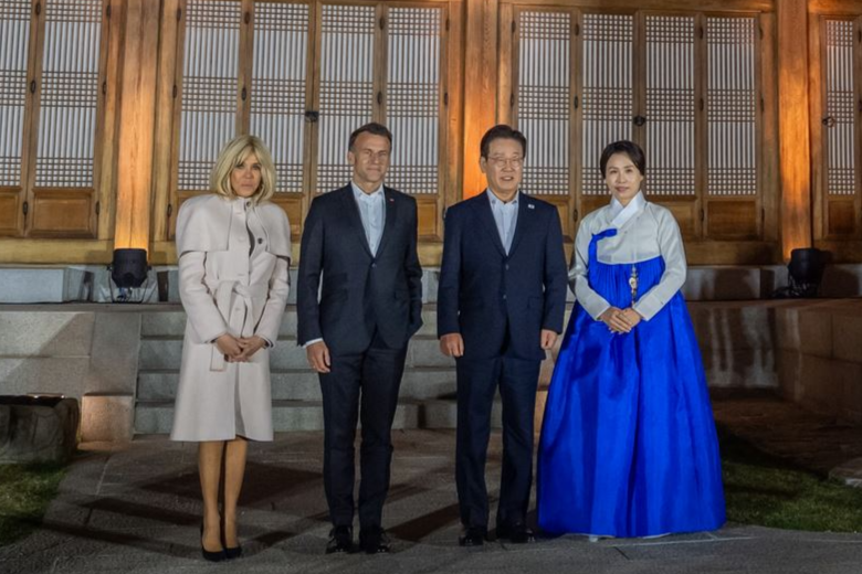 마크롱 대통령 내외 국빈 방한(첫째 날)